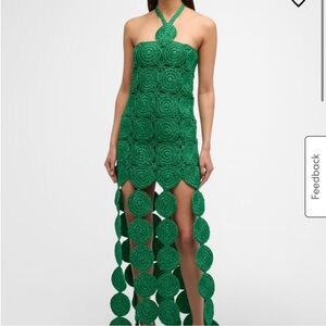 Simon Miller Strapless Green Dress